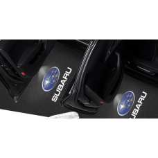 LED проекция подсветка логотипа для дверей Subaru (универсальный комплект 2 шт.)