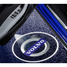 LED проекция подсветка логотипа для дверей Volvo (универсальный комплект 2 шт.)