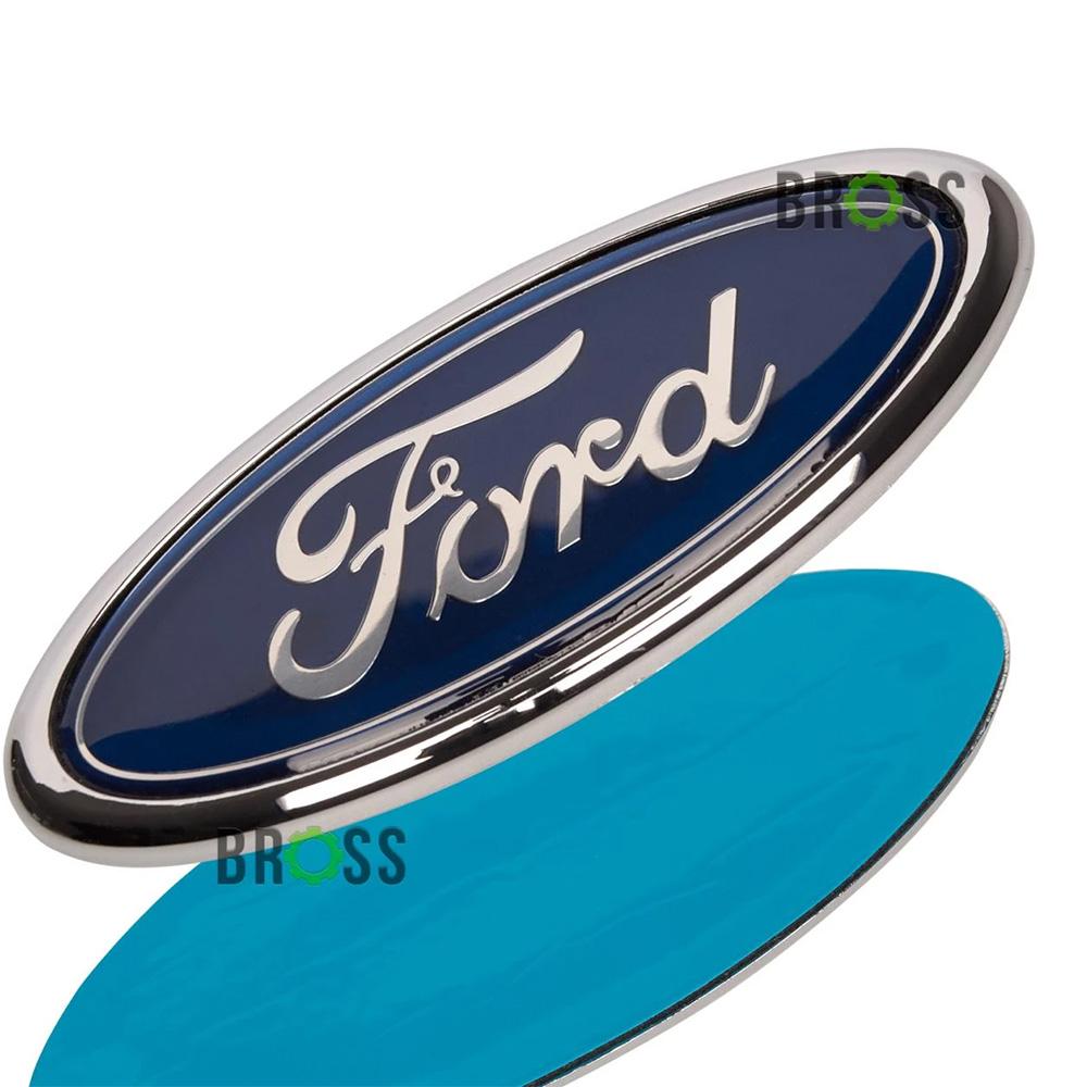 Эмблема значек капота решетки радиатора Ford Focus, C-Max, Kuga, Mondeo, Transit Connect 175 х 70мм 1360719, 1152395, 4M518216AA
