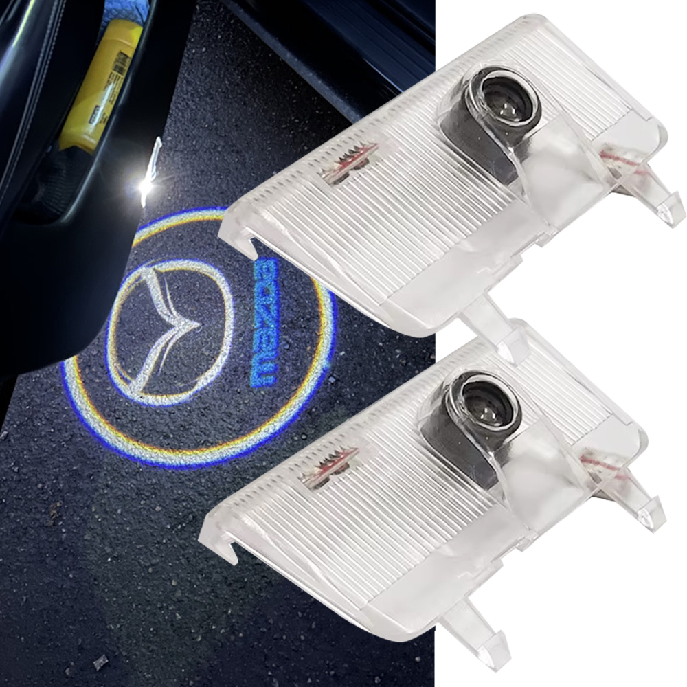 LED проекция подсветка логотипа двери Mazda 6 GJ (2012-2018) (комплект 2шт)