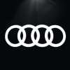 КОМПЛЕКТ LED проекция подсветка логотипа дверей Audi A1 A3 A4 A5 A6 A7 A8 B7 A6 R8 Q3 Q5 Q7 RS ( оригинальный стиль )