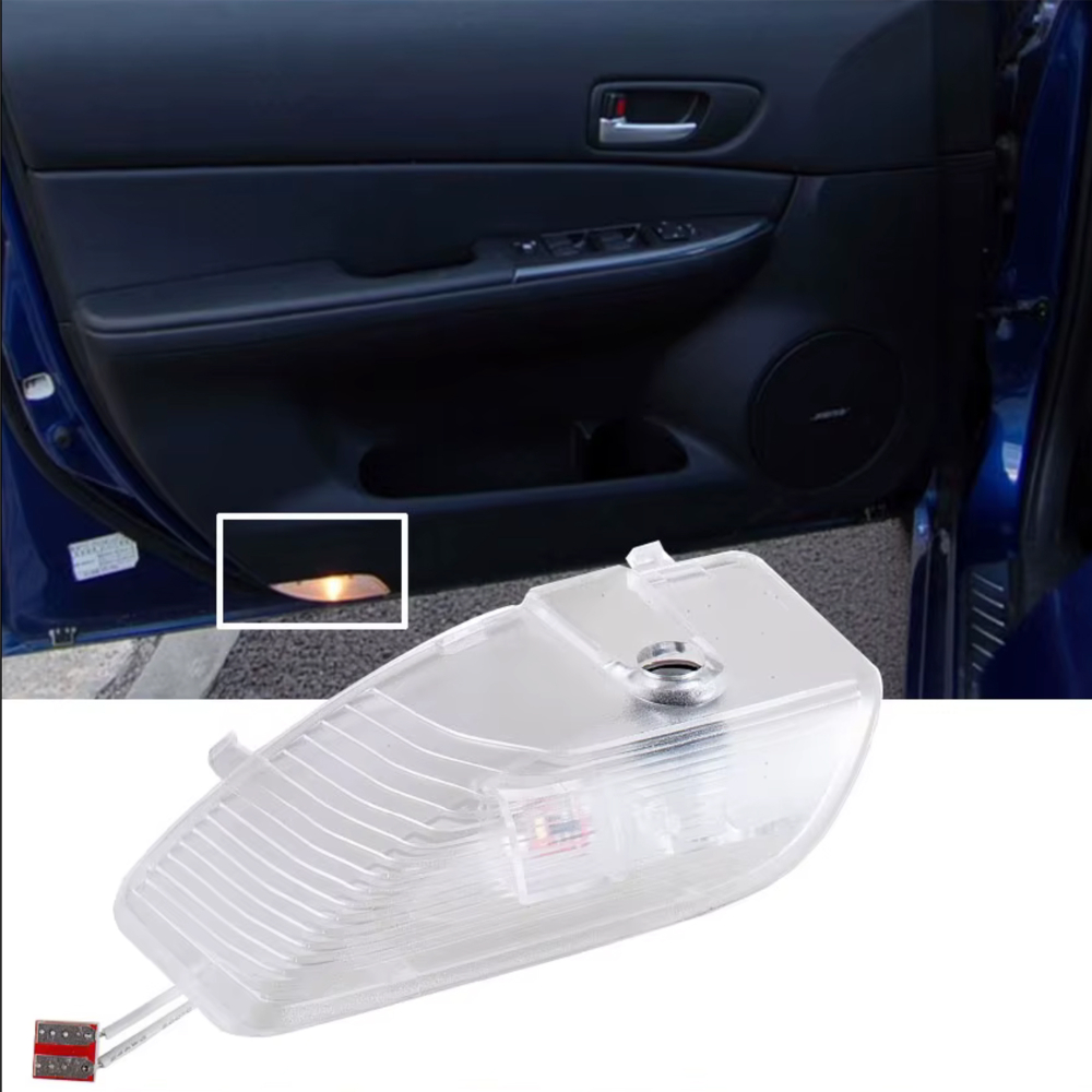 LED проекция подсветка логотипа двери Mazda 6 GG1 (2002-2007) (комплект 2 шт)