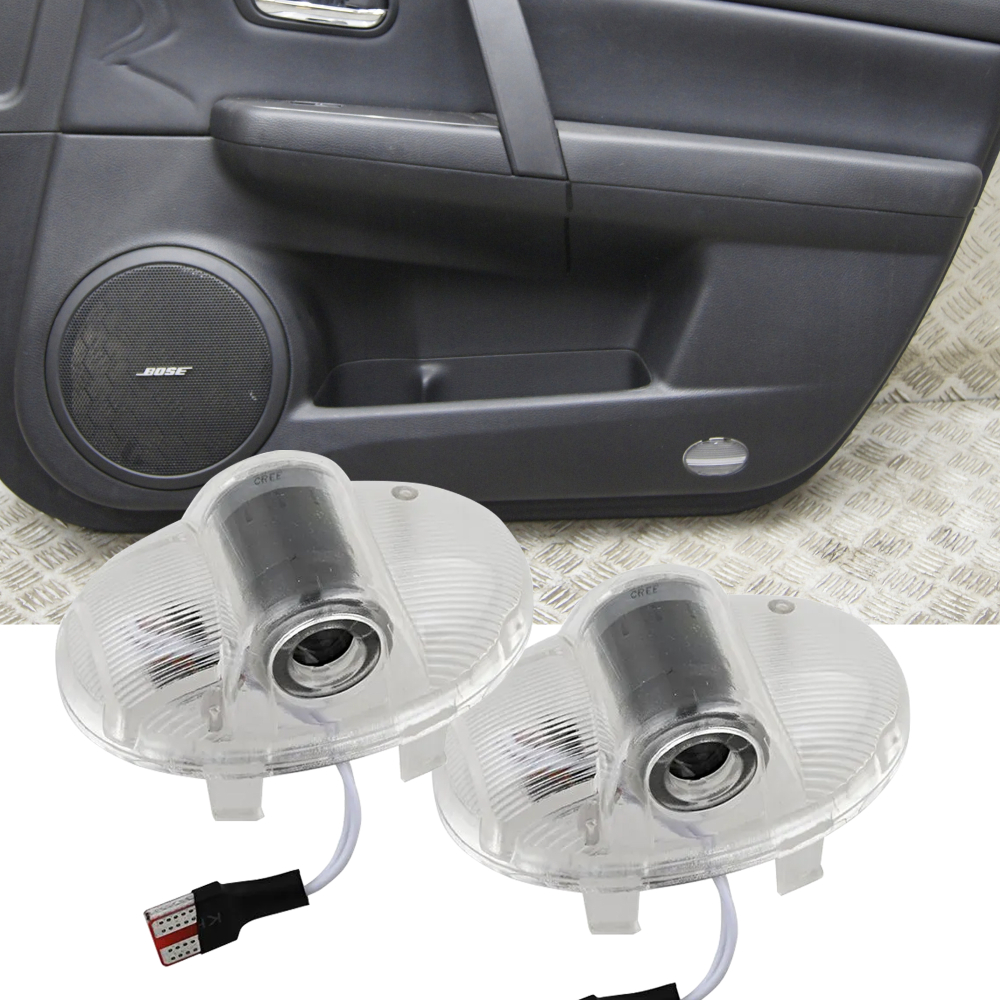 LED проекция подсветка логотипа двери Mazda 6 GH, CX-9 TB, RX-8 (комплект 2шт)