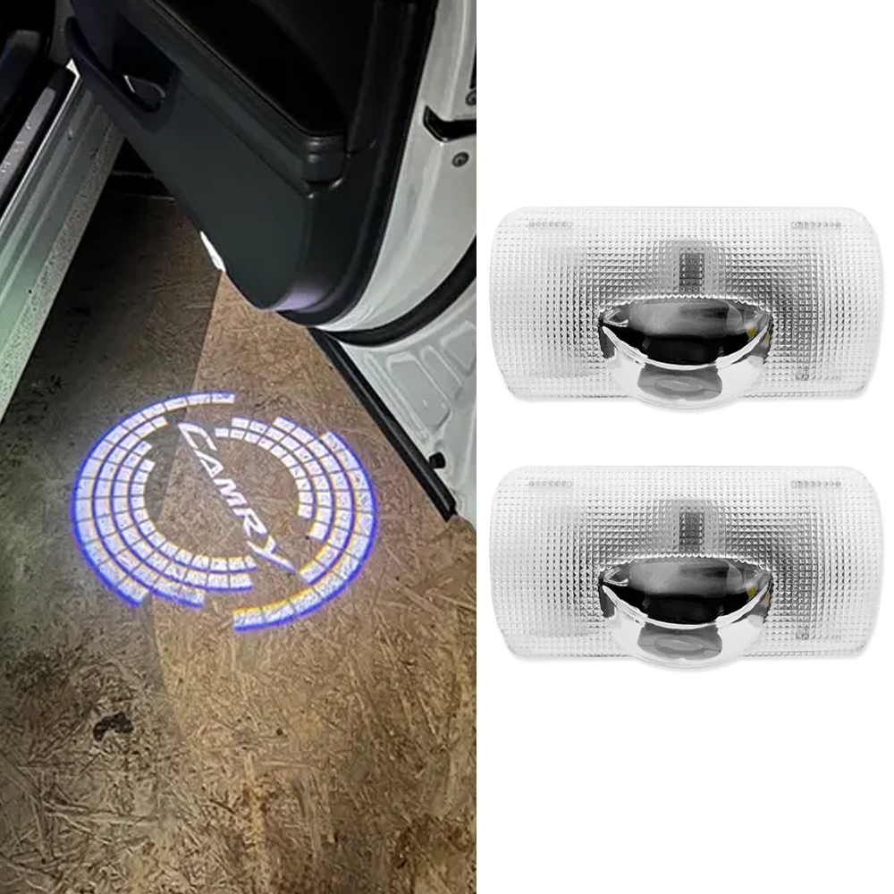 LED проекция подсветка логотипа для дверей Toyota Camry (комплект 2 шт.)