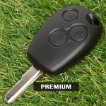Корпус ключа на 3 кнопки Opel Vivaro , Movano , Nissan Primastar , Interstar , Renault Master , Twingo , Logan , Trafic , Kangoo , Clio , Dacia , Sandero ( з місцем під батарейку , лезо NE72 )