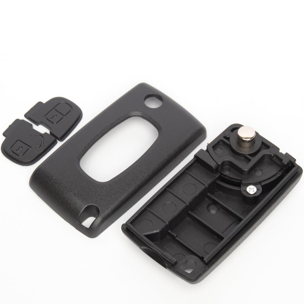 Корпус ключа Peugeot 4007, 4008, Citroen C-Crosser, C4 Aircross на 2 кнопки