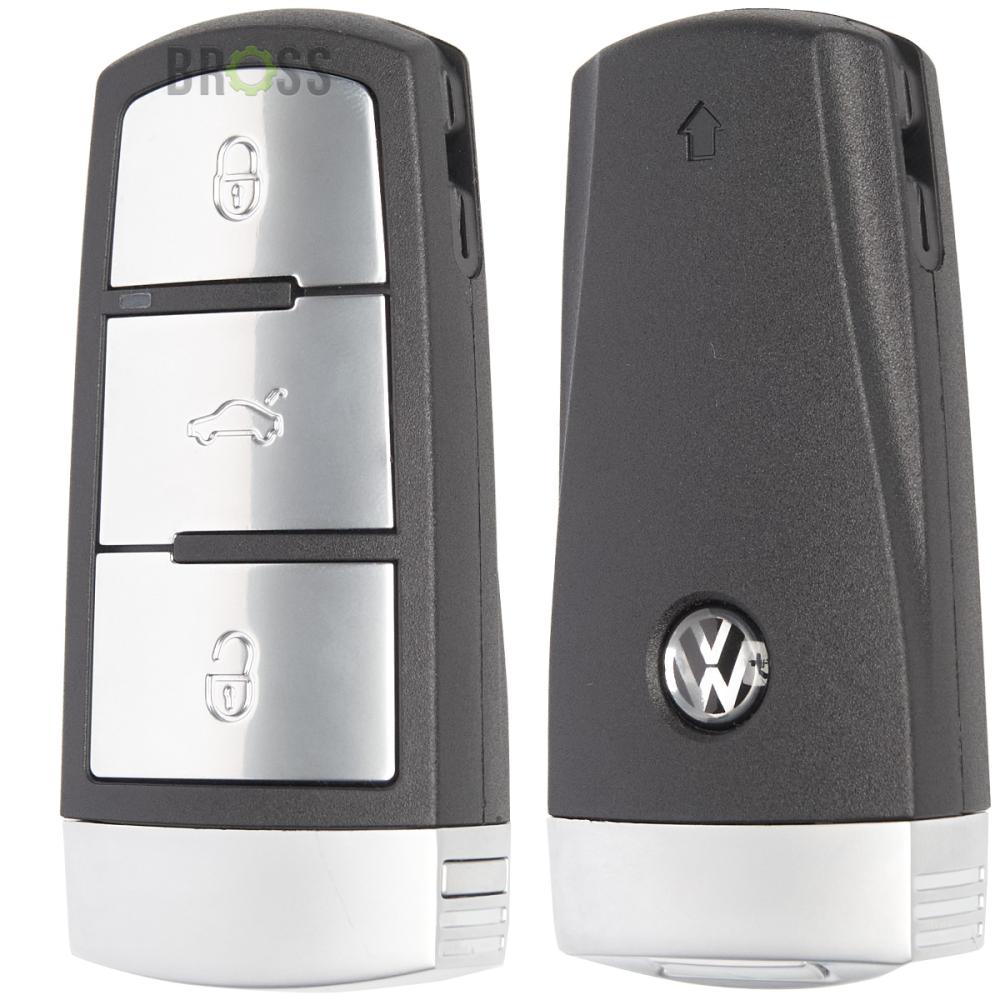Корпус ключа Volkswagen Passat B6, B7, CC на 3 кнопки