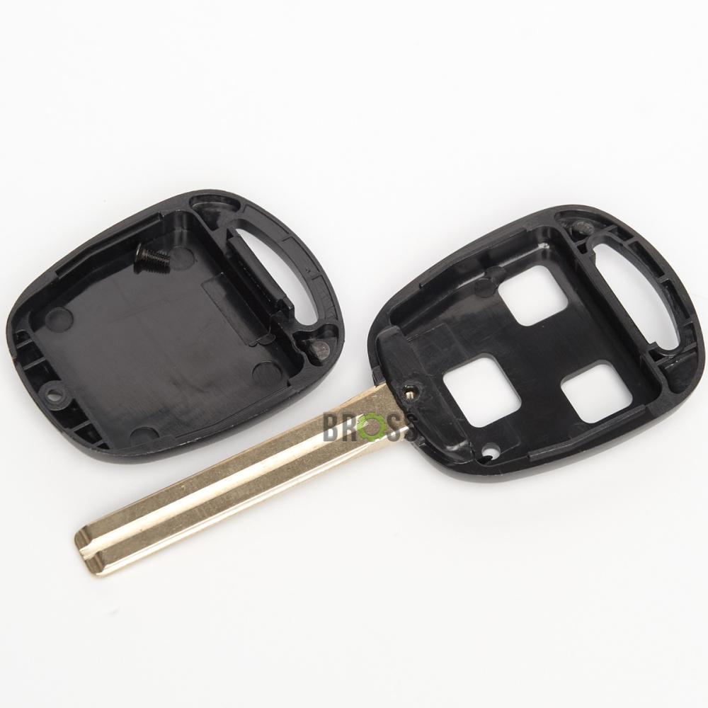 Корпус ключа Lexus ES GS LS RX ES300 , GS300 , GS430 , GX470 , LS200 , LS300 , LS400 , RX300 на 3 кнопки ( короткое лезвие TOY48 , 47мм ) 