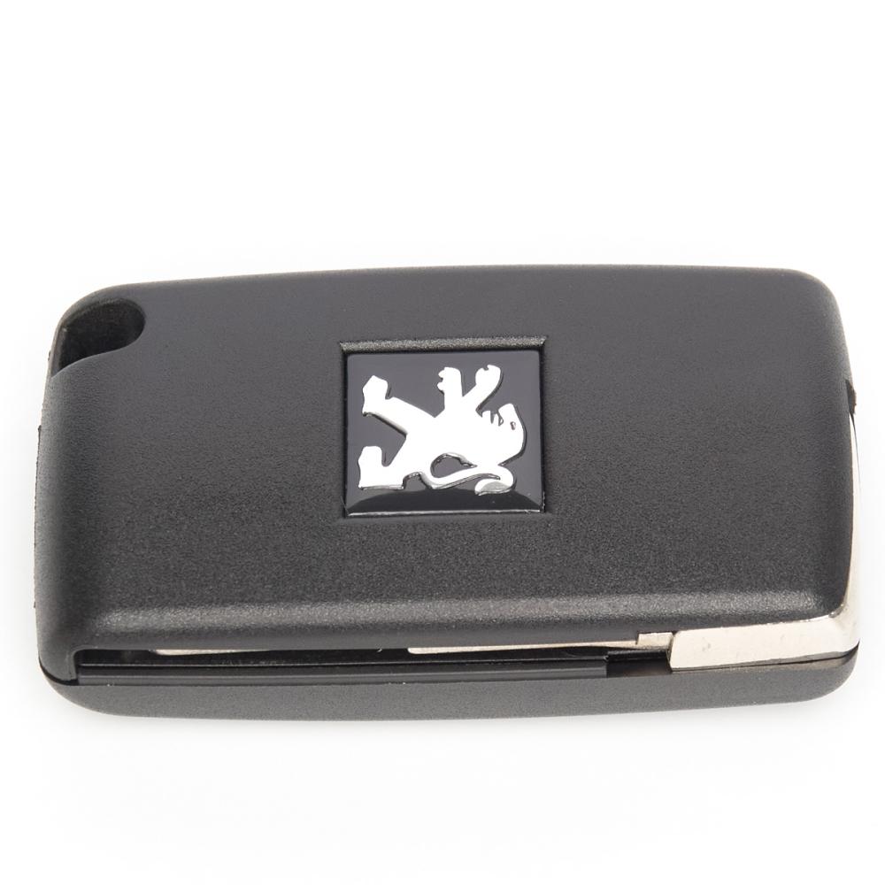 Корпус ключа Peugeot 4007, 4008, Citroen C-Crosser, C4 Aircross на 2 кнопки