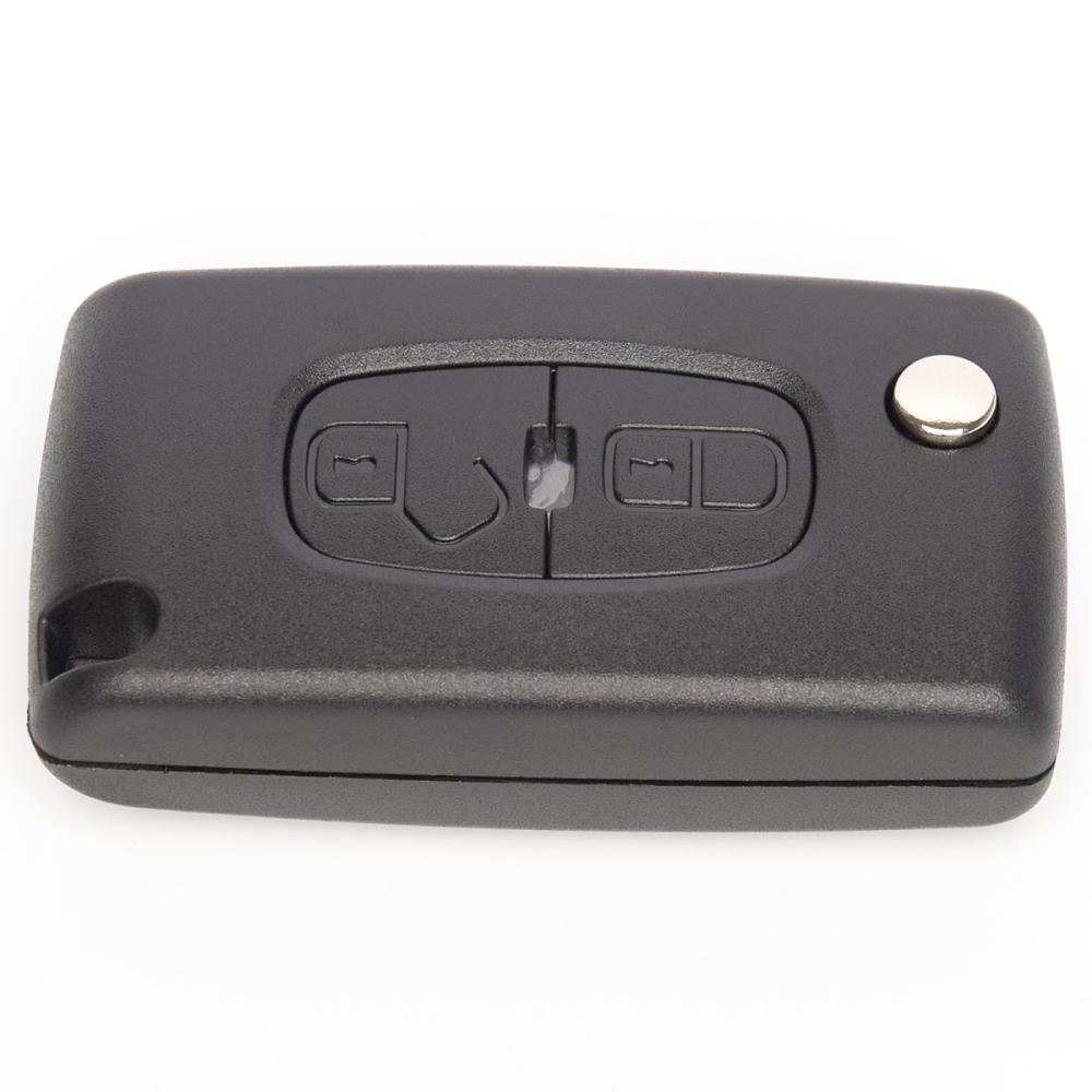 Корпус ключа Peugeot 4007, 4008, Citroen C-Crosser, C4 Aircross на 2 кнопки