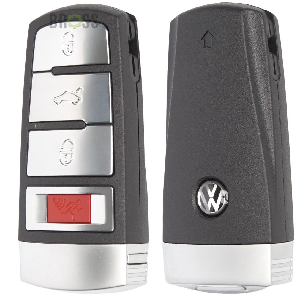 Корпус ключа Volkswagen Passat B6, B7, CC на 4 кнопки