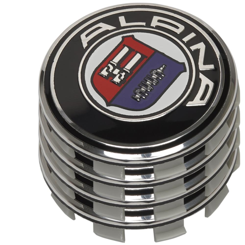 Заглушки колпачки литых дисков для BMW ALPINA E30, E32, E34, E36, E38, E39, E46, E60, E65, E66, E90, E91, E92, E93, X5 (E53, E70) X6 комплект 4 шт (68 мм)