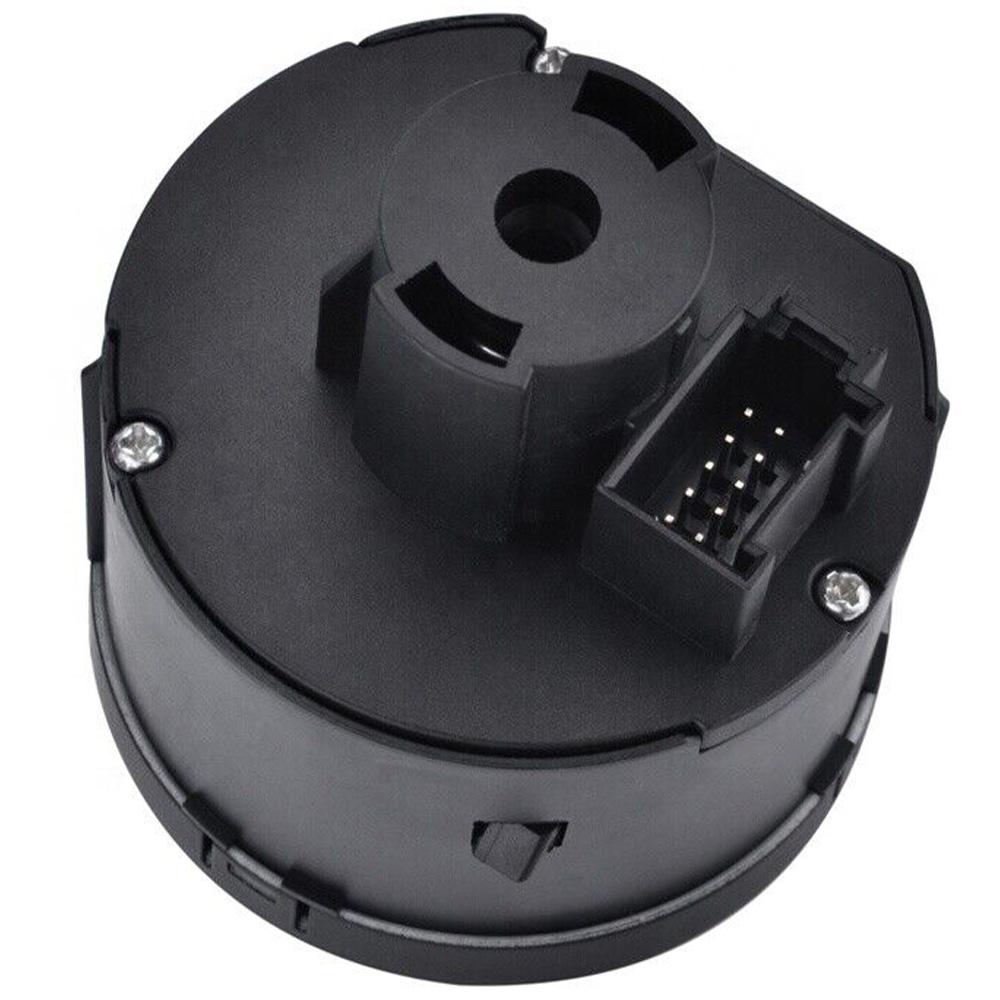 Переключатель света фар Volkswagen, Golf, Jetta, Passat, Sharan, EOS, Transporter, Caddy, Touran, Tiguan, Scirocco, Touareg, 1K0941431Q, 5KD941431A (тонкий,  без авто чёрный) 