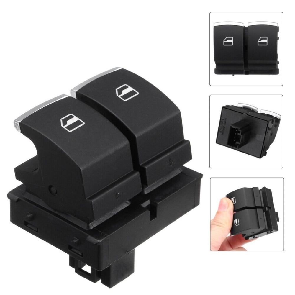 Блок управления, кнопки стеклоподъемника Volkswagen Amarok, Caddy, EOS, Golf, Jetta, Passat CC, Tiguan, Touran, Seat, Leon, Toledo, Ibiza, Altea, водительское место 5K3959857, 5K0959857