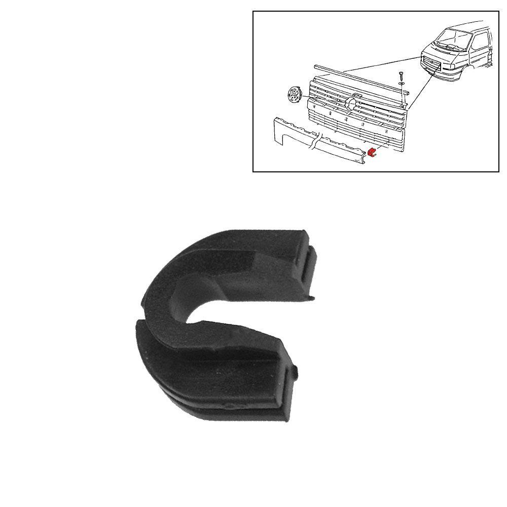 Клипса крепление фиксатор декоративной решетки радиатора Volkswagen Transporter T4 701805163