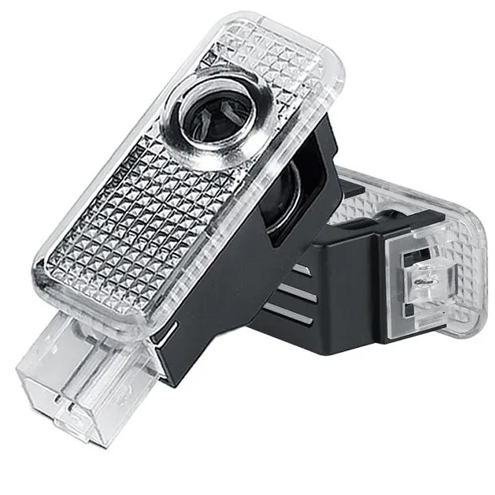 LED проекция подсветка логотипа для дверей AUDI ВСЕ МОДЕЛИ (СТИЛЬ RS) (комплект 2 шт.)