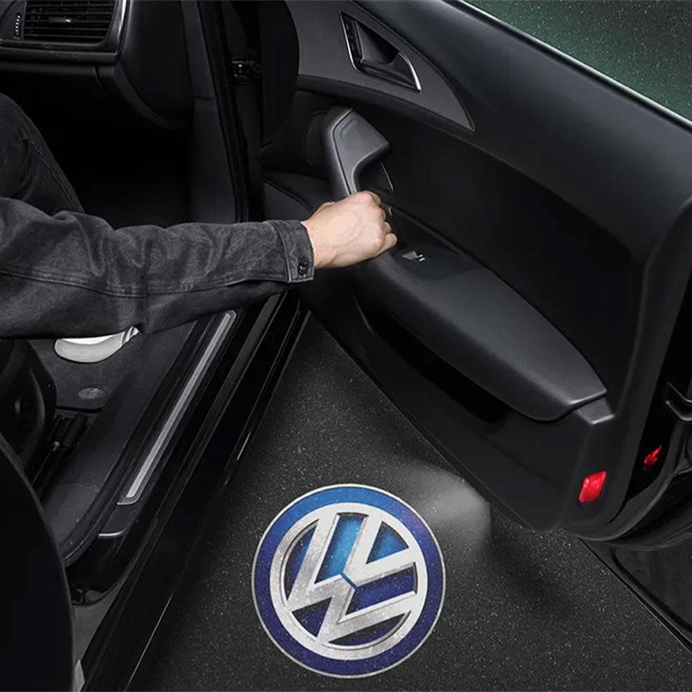 Светодиодная проекция логотипа для автомобиля  Volkswagen Passat, Phaeton 1998-2015