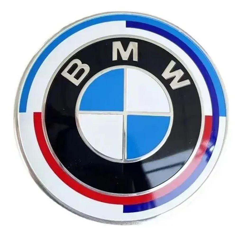 Эмблема логотип шильдик значок капота, багажника BMW (Юбилейная 50 лет) 51148132375 (82мм) Эмблема логотип шильдик значок капота, багажника BMW (Юбилейная 50 лет) 51148132375 (82мм)