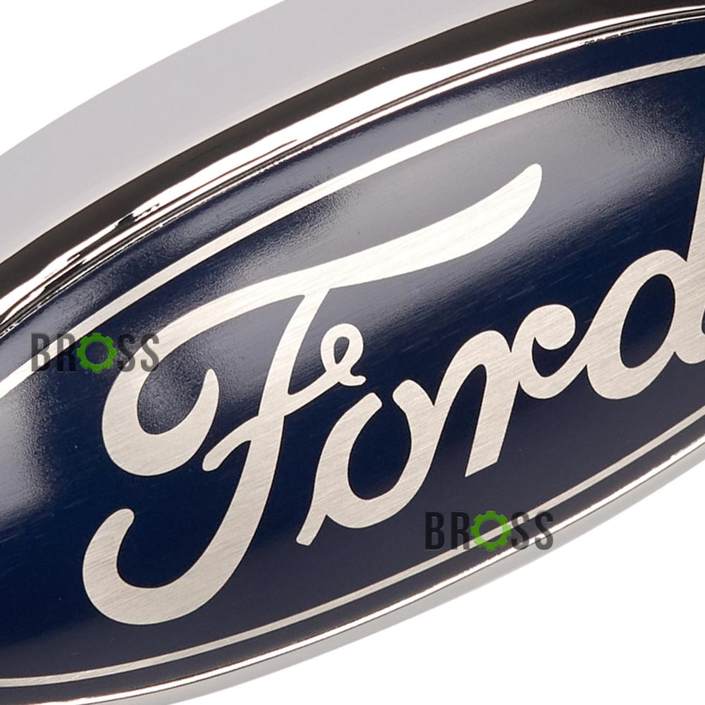 Эмблема значек капота решетки радиатора Ford Focus, C-Max, Kuga, Mondeo, Transit Connect 175 х 70мм 1360719, 1152395, 4M518216AA