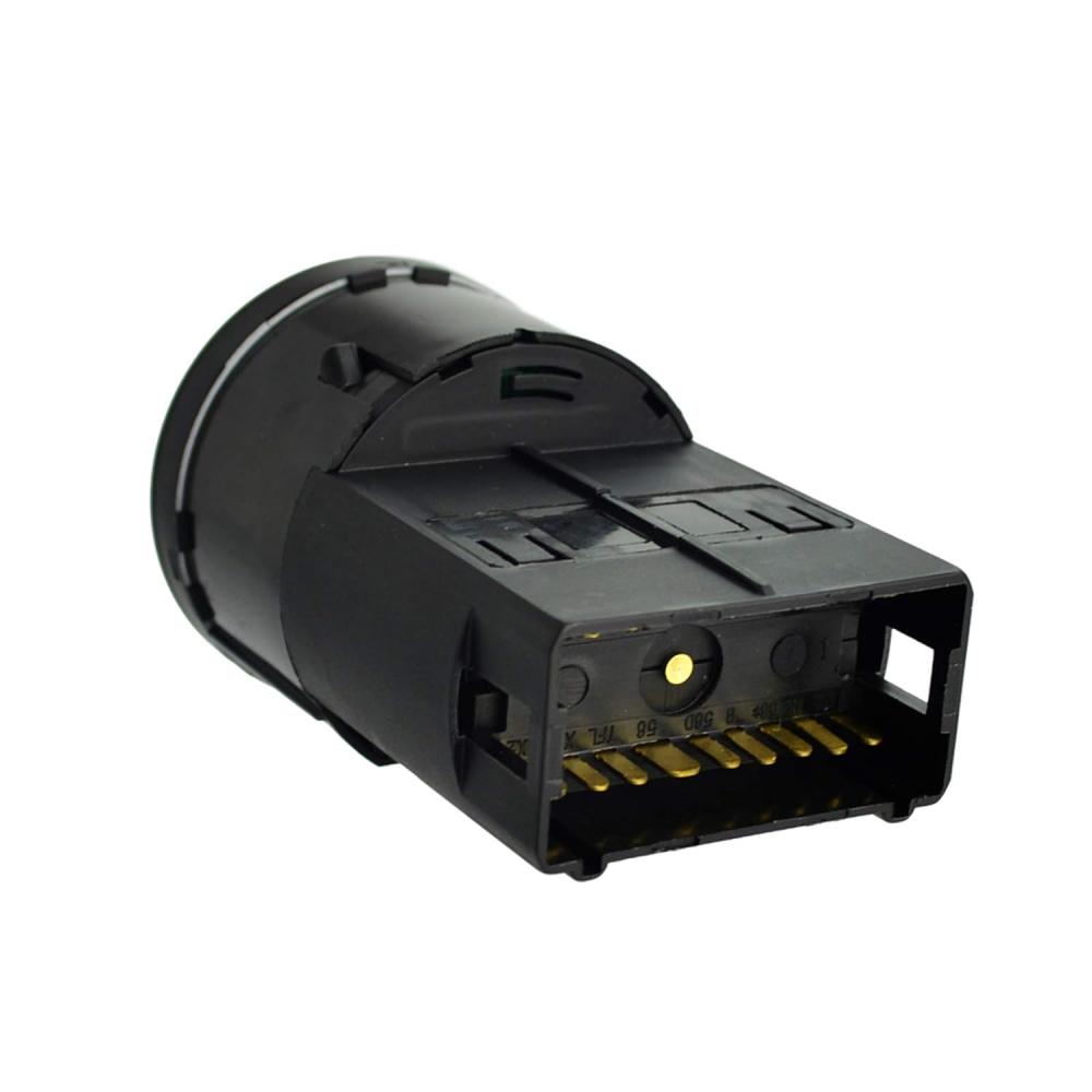Переключатель света фар Volkswagen VAG, Golf, Jetta, Passat, Tiguan, Bora, Transporter, Caddy,  Polo,  New Beetle, 3BD941531, 1C0941531 (широкий, без авто)