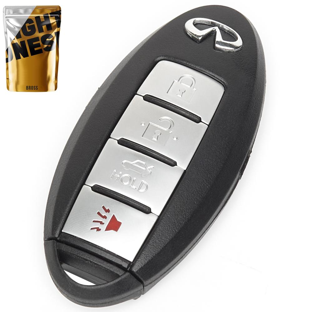 Корпус ключа на 4 кнопки Infiniti G25 G35 G37 Q60 FX35 FX37 QX70 FX50