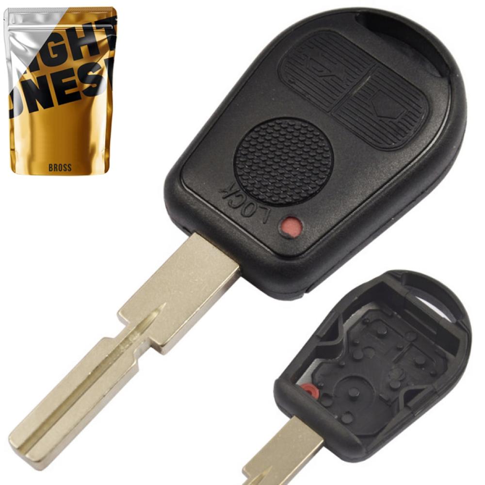 Корпус ключа на 3 кнопки BMW E31 E32 E34 E36 E38 E39 E46 Z3 ( ключ гитара под лезвие HU58)
