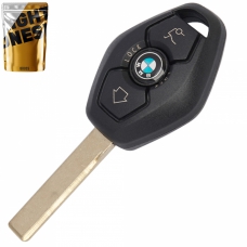 Корпус ключа на 3 кнопки BMW E46 , X3 E83 , X5 E53 , E38 , E39 ( ключ ромбик с лезвием HU92 )