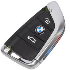 Корпус ключа на 3 кнопки BMW G30 , G20 , G80, M3, M5, X6 F16 , X5 F15 (черный)