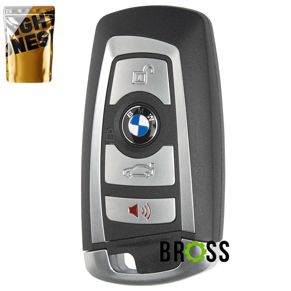Корпус ключа BMW на 4 кнопки X6 F16 , X5 F15 , F10 , GT , F30 , F34 , F35 , F22 , F23 , F45 F20 , F21 ( ключ для бмв от 2010 г.в)