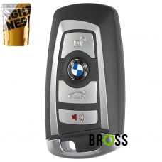 Корпус ключа BMW на 4 кнопки X6 F16 , X5 F15 , F10 , GT , F30 , F34 , F35 , F22 , F23 , F45 F20 , F21 ( ключ для бмв от 2010 г.в)