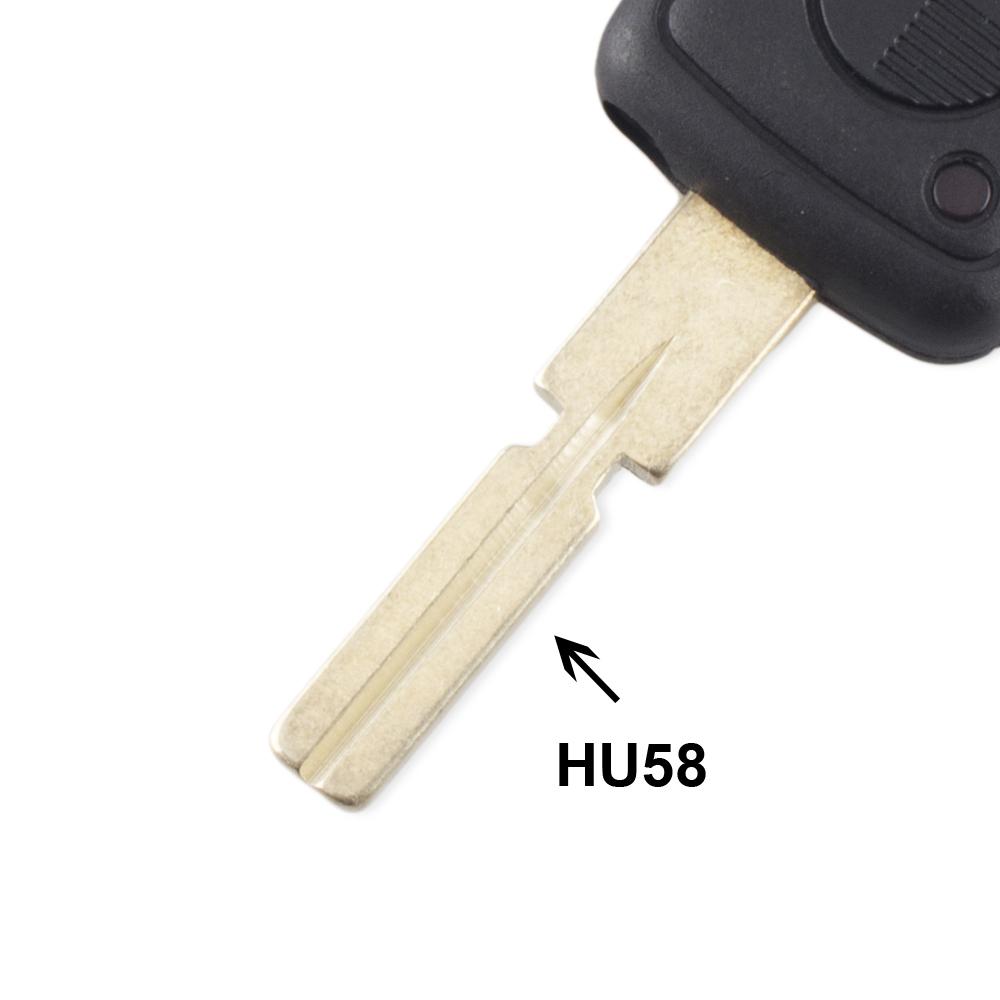Корпус ключа на 3 кнопки BMW E31 E32 E34 E36 E38 E39 E46 Z3 ( ключ гитара под лезвие HU58)