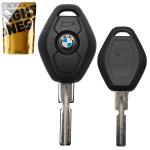 Корпус ключа на 3 кнопки BMW E46 , X3 E83 , X5 E53 , E38 , E39 ( ключ ромбик с лезвием HU58 )