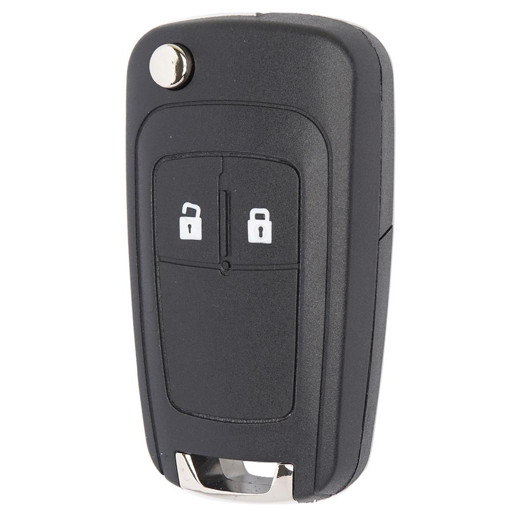 Выкидной корпус ключа  Chevrolet Aveo T300 , Sonic , Camaro , Cruze , Equinox , Malibu , Spark , Volt на 2 кнопки CM13500226 , CM 13500226