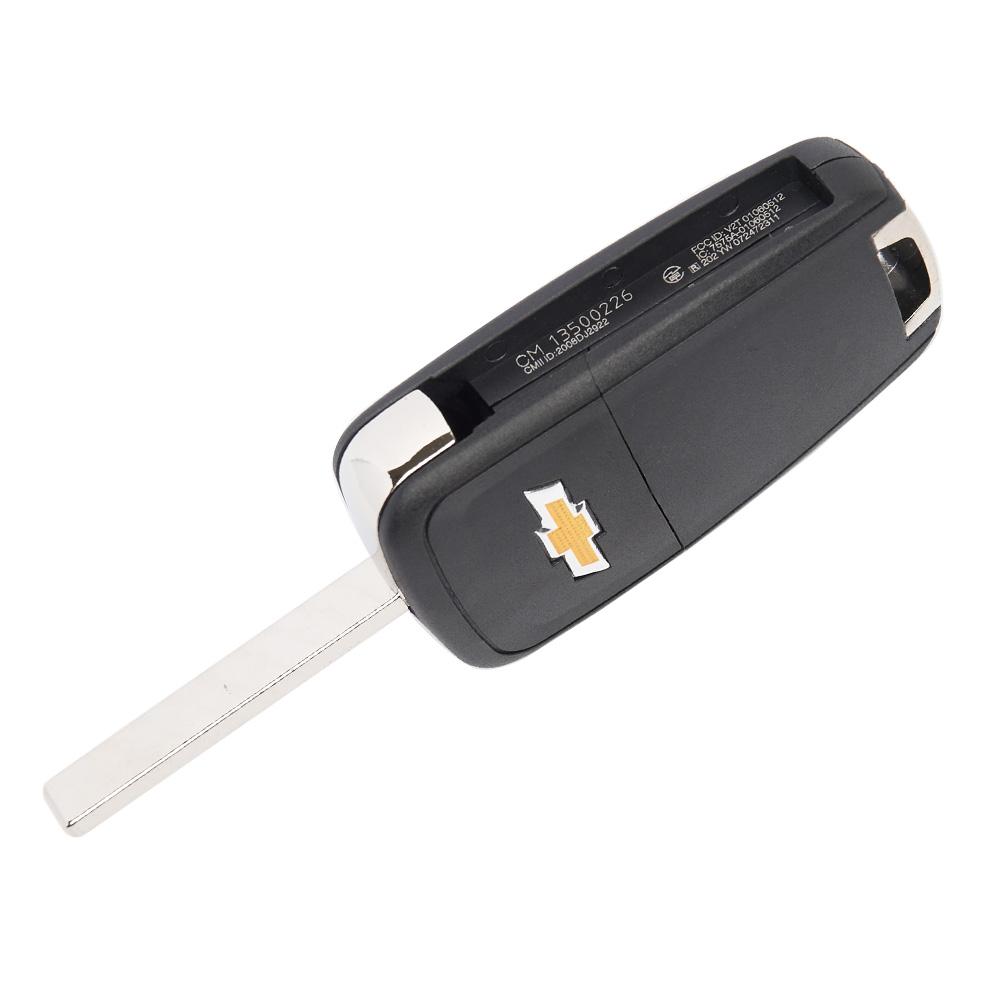 Выкидной корпус ключ Chevrolet Aveo T300 , Sonic , Camaro , Cruze , Equinox , Malibu , Spark , Volt на 3 кнопки CM13500226