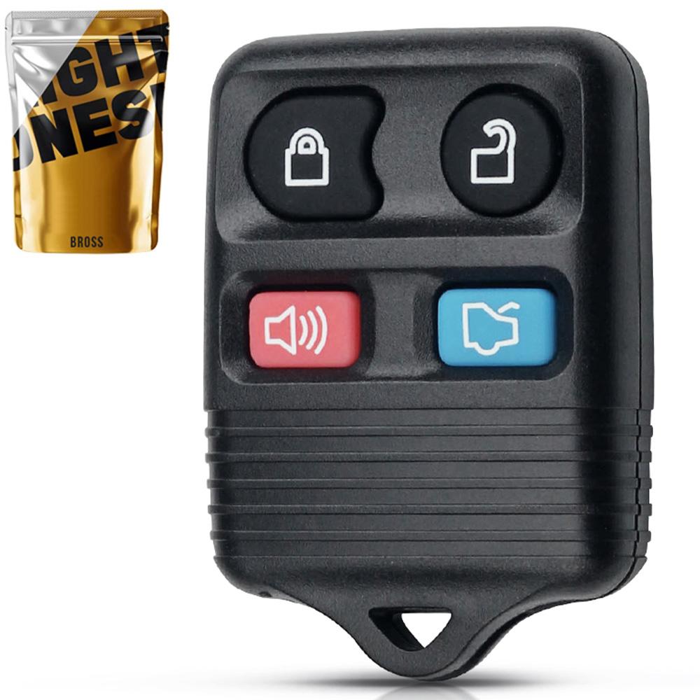 Корпус ключа на 4 кнопки Ford Focus , Escape , Explorer , Mustang , Transit MK6 , Connect , F-150 , F-250 , F-350 , F-450 , Escape , Expedition , Explorer , Explorer , Sport Trac , Freestar , Ranger , MERCURY Mariner , Monterey , MAZDA B2300