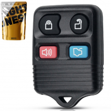 Корпус ключа на 4 кнопки Ford Focus , Escape , Explorer , Mustang , Transit MK6 , Connect , F-150 , F-250 , F-350 , F-450 , Escape , Expedition , Explorer , Explorer , Sport Trac , Freestar , Ranger , MERCURY Mariner , Monterey , MAZDA B2300