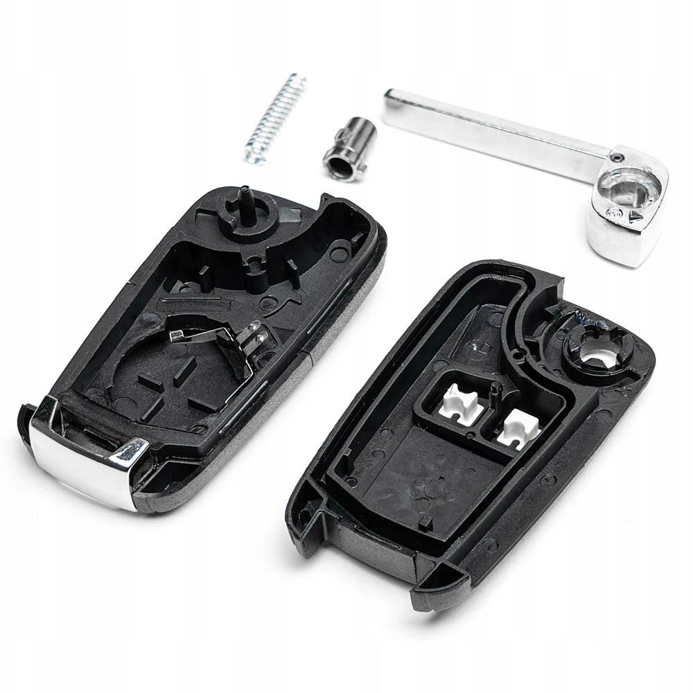 Выкидной корпус ключа  Chevrolet Aveo T300 , Sonic , Camaro , Cruze , Equinox , Malibu , Spark , Volt на 2 кнопки CM13500226 , CM 13500226