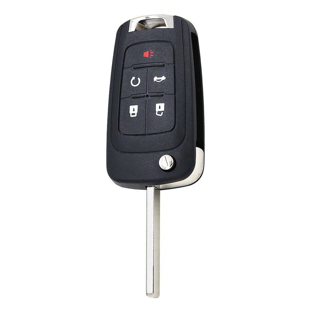 Выкидной корпус ключ Chevrolet Aveo T300 , Sonic , Camaro , Cruze , Equinox , Malibu , Spark , Volt на 5 кнопок CM13500226