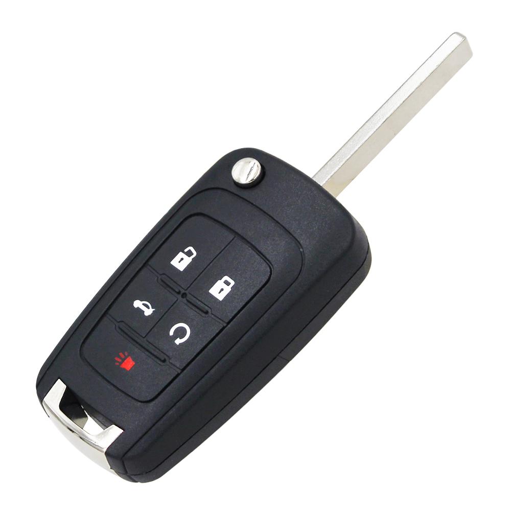 Выкидной корпус ключ Chevrolet Aveo T300 , Sonic , Camaro , Cruze , Equinox , Malibu , Spark , Volt на 5 кнопок CM13500226