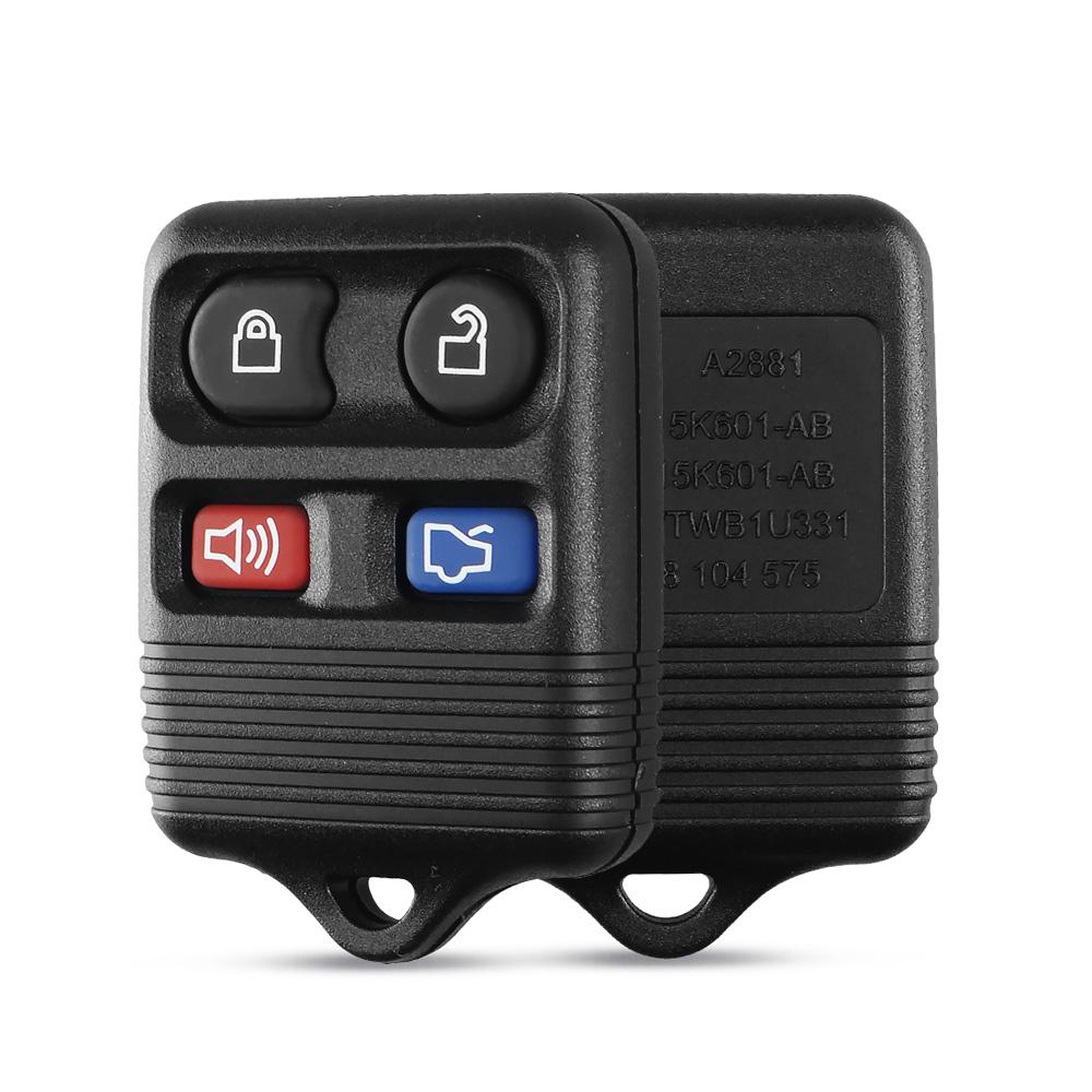 Корпус ключа на 4 кнопки Ford Focus , Escape , Explorer , Mustang , Transit MK6 , Connect , F-150 , F-250 , F-350 , F-450 , Escape , Expedition , Explorer , Explorer , Sport Trac , Freestar , Ranger , MERCURY Mariner , Monterey , MAZDA B2300