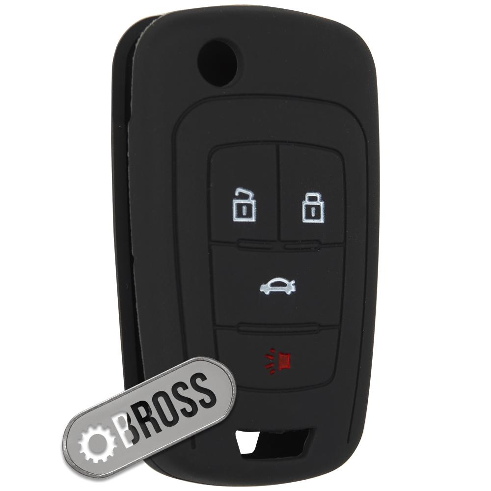 Чехол ключа Chevrolet Aveo T300 , Sonic , Camaro , Cruze , Equinox , Malibu , Spark , Volt на 4 кнопки