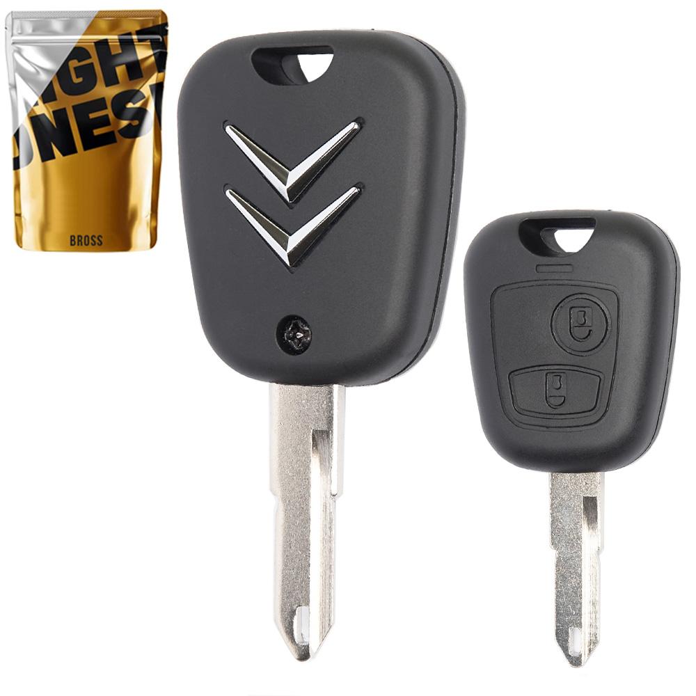 Корпус ключа на 2 кнопки Citroen C1 C2 C3 C4, Xsara, Xsara Picasso (с лезвием NE73)