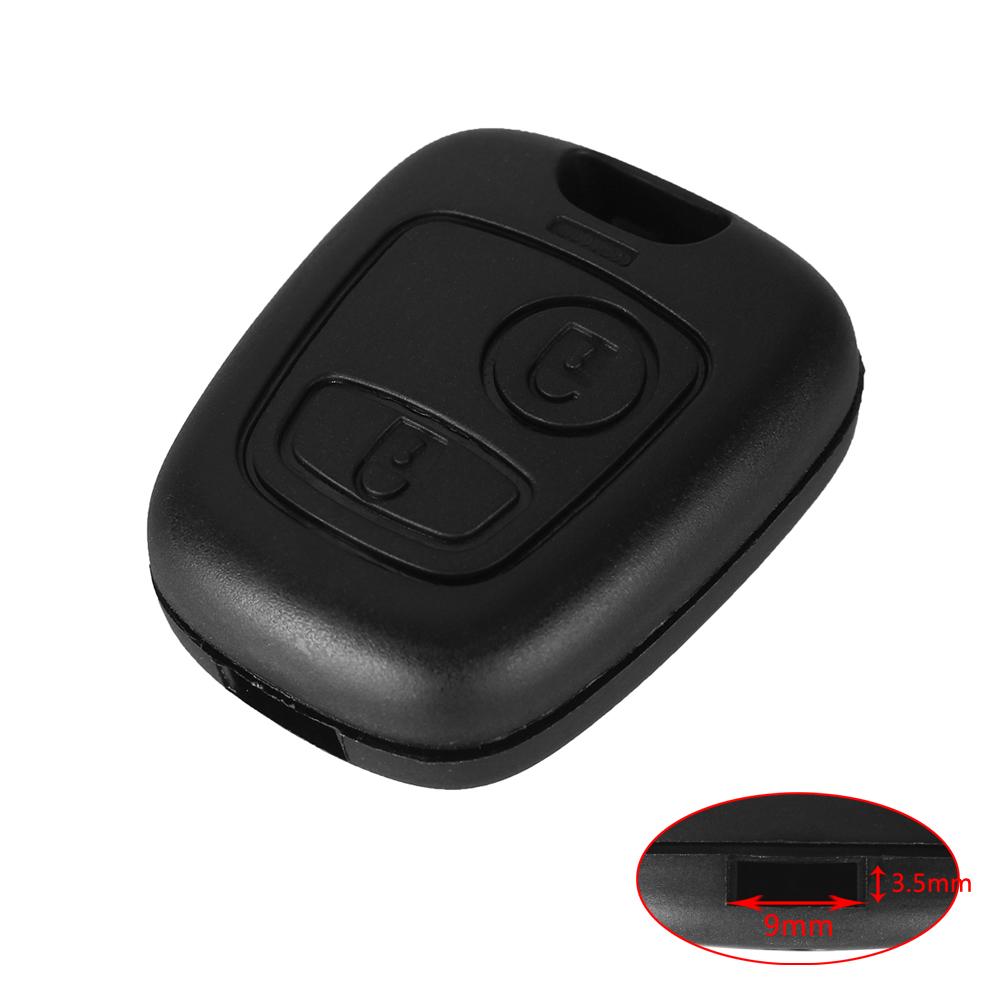 Корпус ключа на 2 кнопки Citroen C1 , C2 , C3 , C4 , Xsara, Xsara Picasso , Saxo ( под лезвие VA2 , HU83 7.5мм )