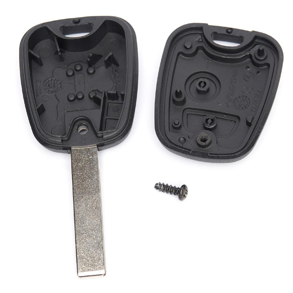 Корпус ключа на 2 кнопки Citroen C1 C2 C3 C4 ( с лезвием HU83 )