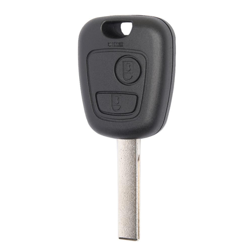 Корпус ключа на 2 кнопки Citroen C1 C2 C3 C4 ( с лезвием HU83 )