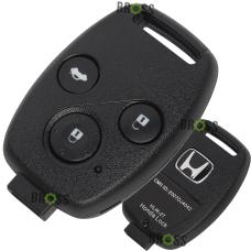 Корпус ключа на 3 кнопки Honda Accord 7, Civic, CR-V, Pilot, Odyssey (под оригинальное лезвие+кнопки)