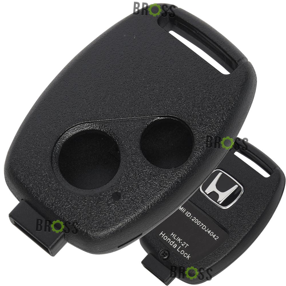 Корпус ключа на 2 кнопки Honda Accord 7, Civic, CR-V, Pilot, Odyssey (под оригинальное лезвие)