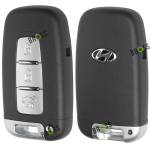Корпус ключа на 3 кнопки Hyundai Elantra, Tucson, IX45, I30, IX35, Sonata, KIA Soul, K2, K5, Sportage, Forte, Rio, Sorento