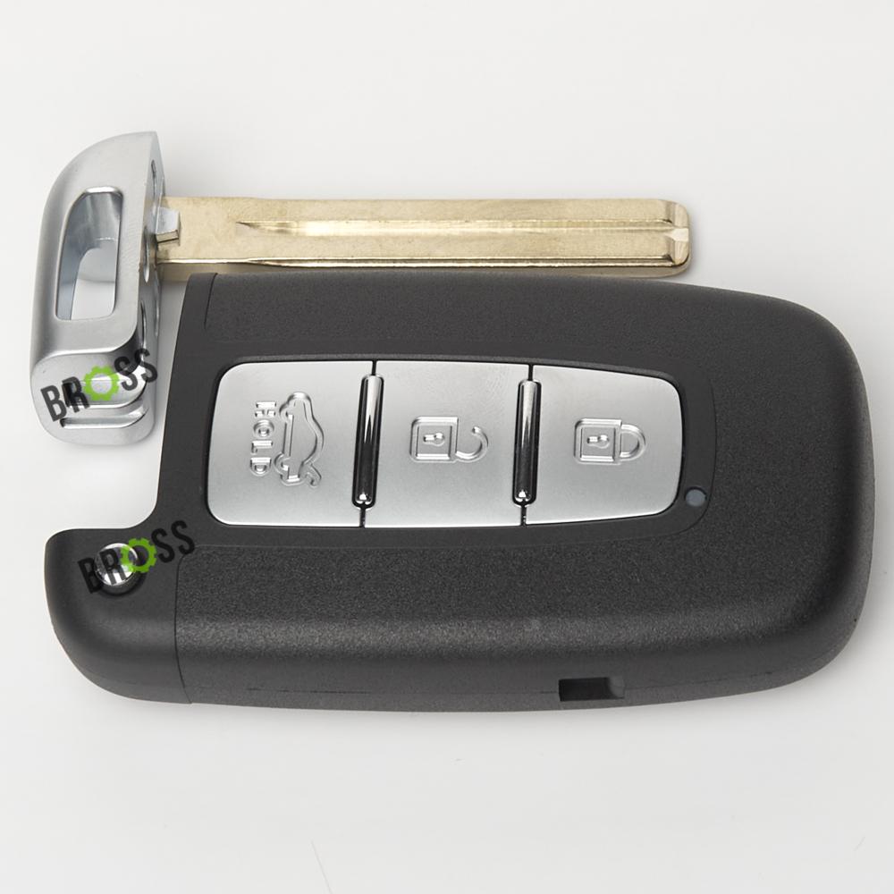 Корпус ключа на 3 кнопки Hyundai Elantra, Tucson, IX45, I30, IX35, Sonata, KIA Soul, K2, K5, Sportage, Forte, Rio, Sorento