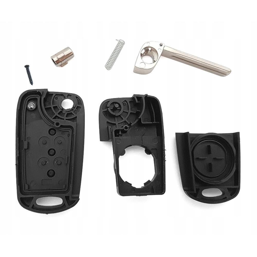 Викидний корпус ключа на 3 кнопки KIA K2 , K5 , Rio , Picanto , Ceed , Cerato , Sportage , Hyundai I20 , I30 , IX35 , I35 , Elantra ( середнє лезо TOY40 )